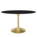 54" Oval Artificial Marble Dining Table J72704