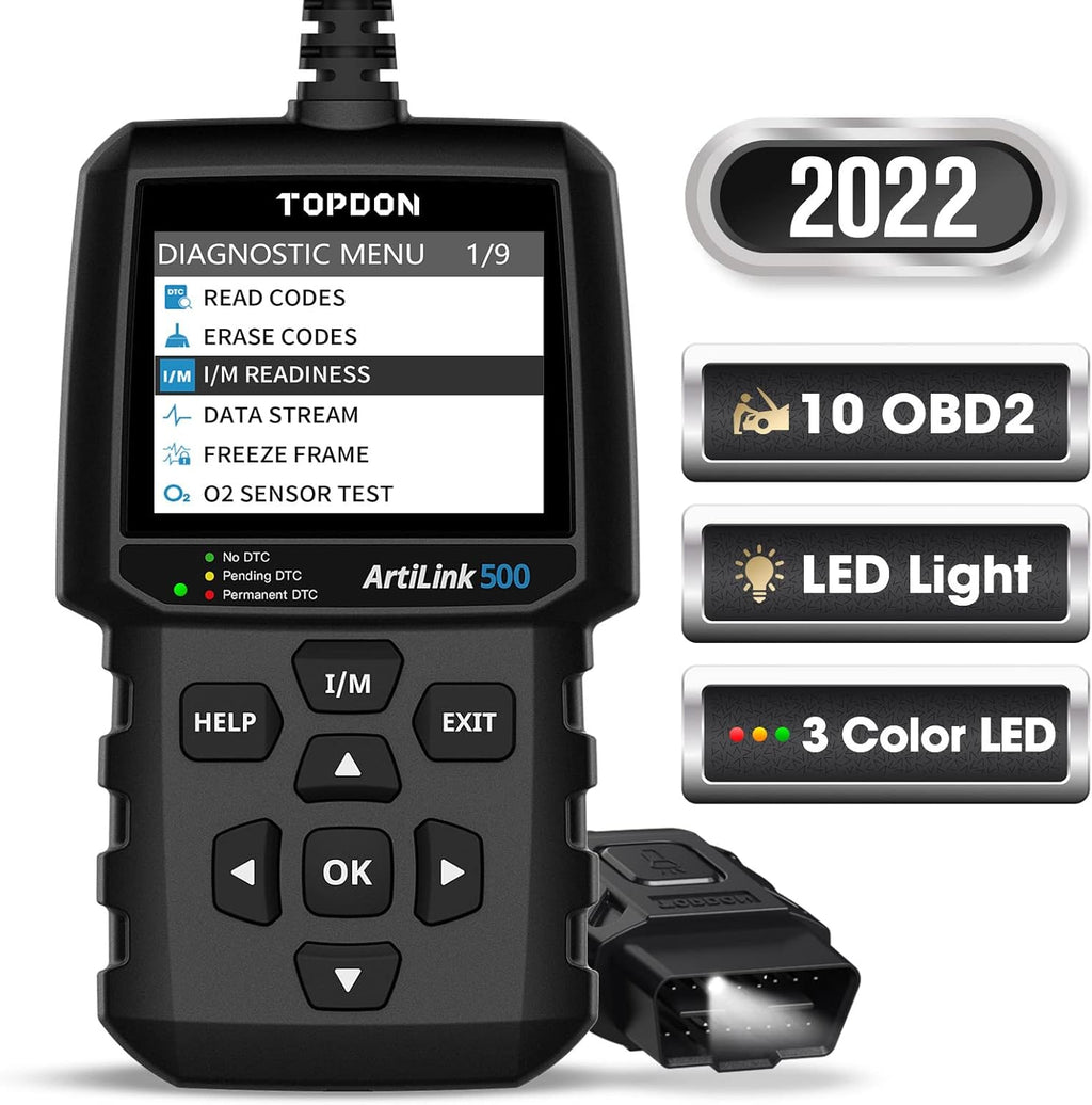 OBD2 Scanner Vehicle Diagnostic Tool with LED Light O83187