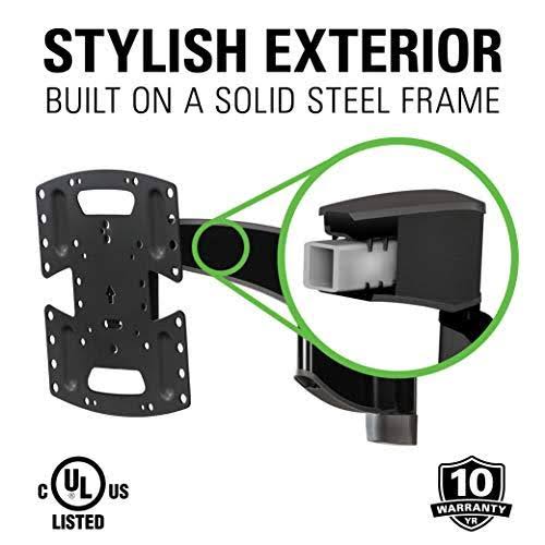 Small Full-Motion TV Mount for 19 inch-40 inch, Black Y354264