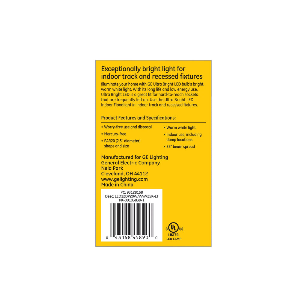 Warm White Dimmable LED Floodlight Bulb V4907