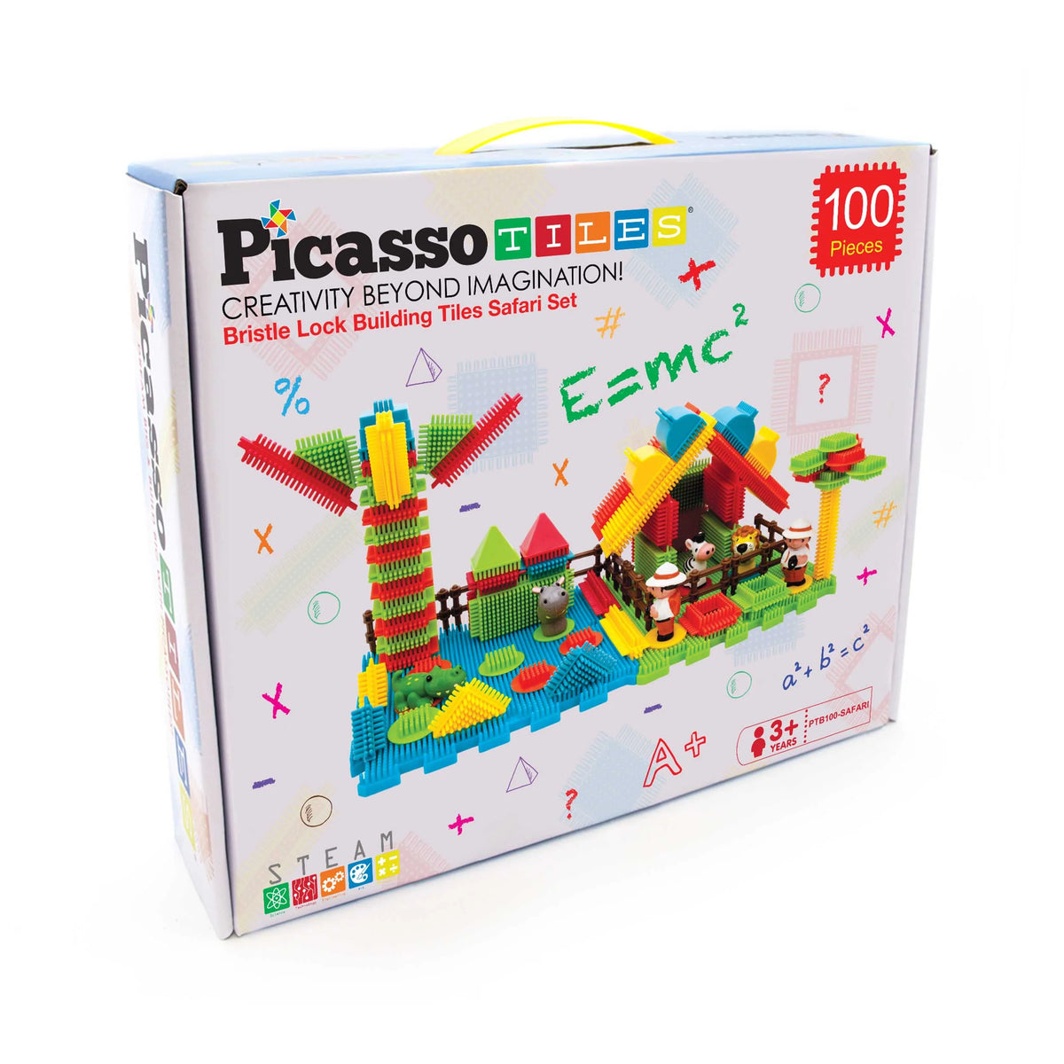 100 Piece Multicolor Building Blocks Construction Set W341473