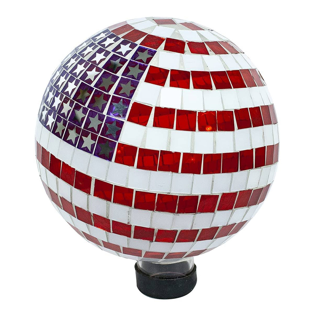 Americana Mosaic Gazing Globe X34035