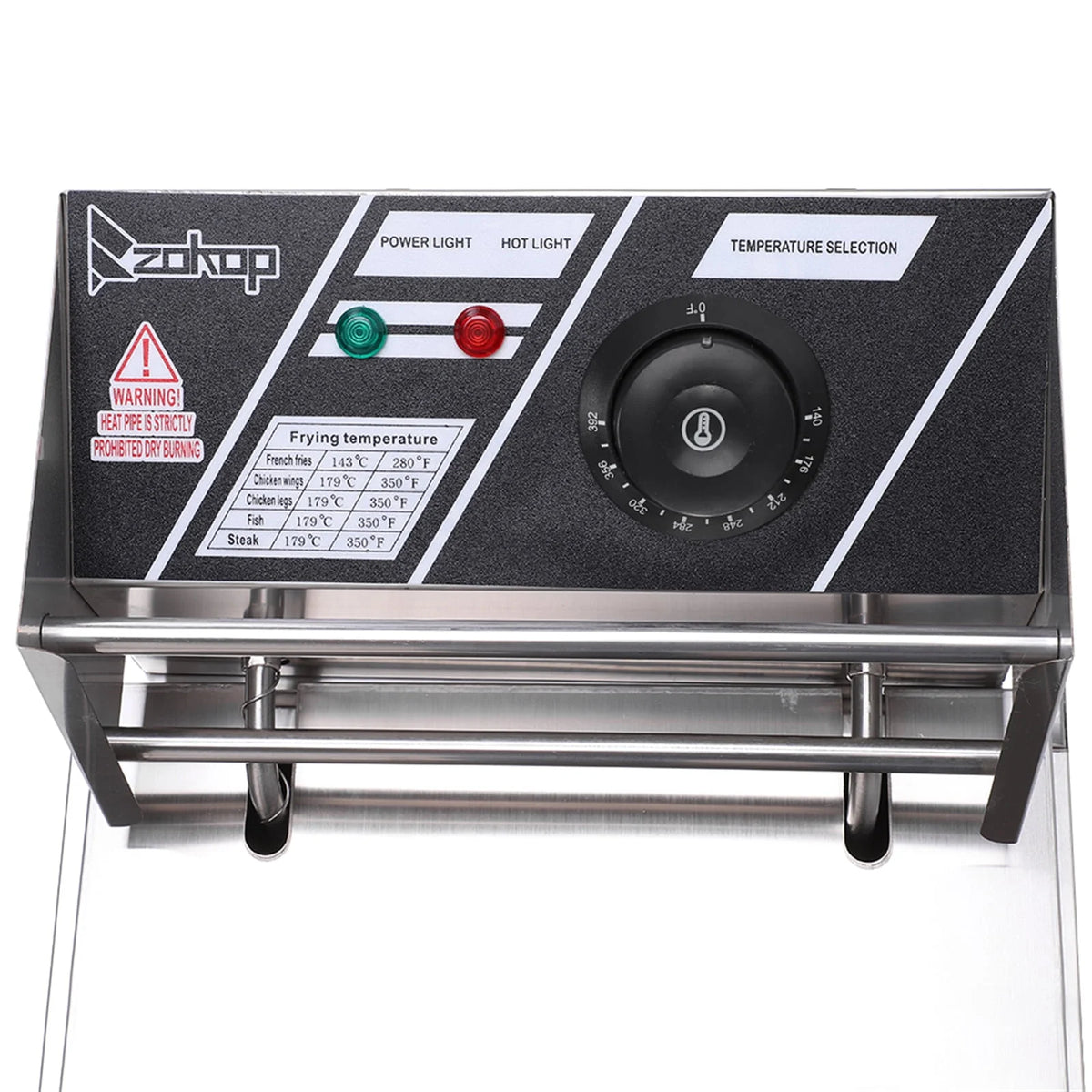 6.3QT 2500W Stainless Steel Electric Deep Fryer K52746