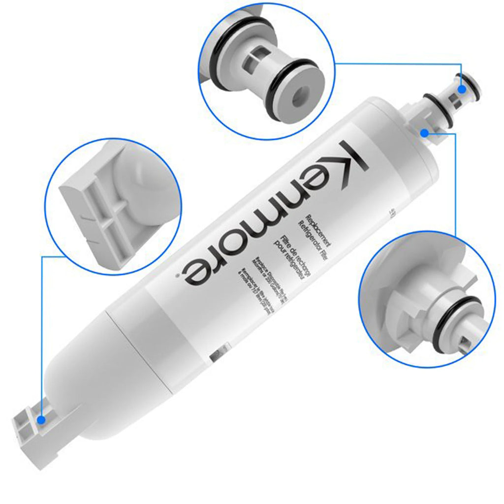 4 Pack Refrigerator Water Filter Replacement F907127