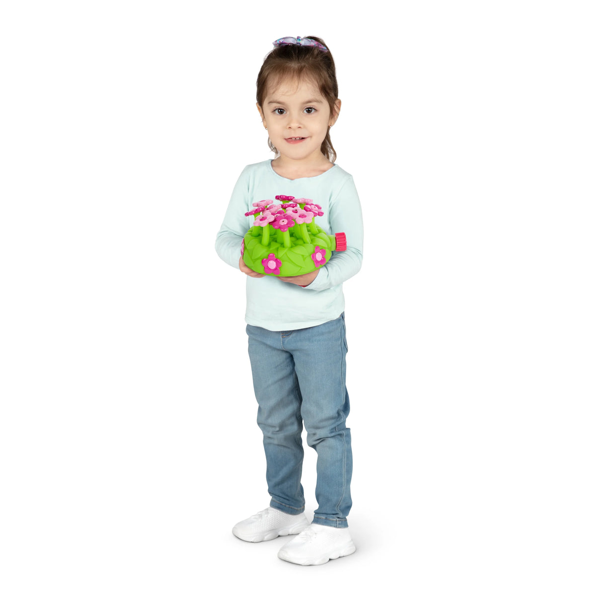 Flower Sprinkler Toy With Hose Attachment O853498