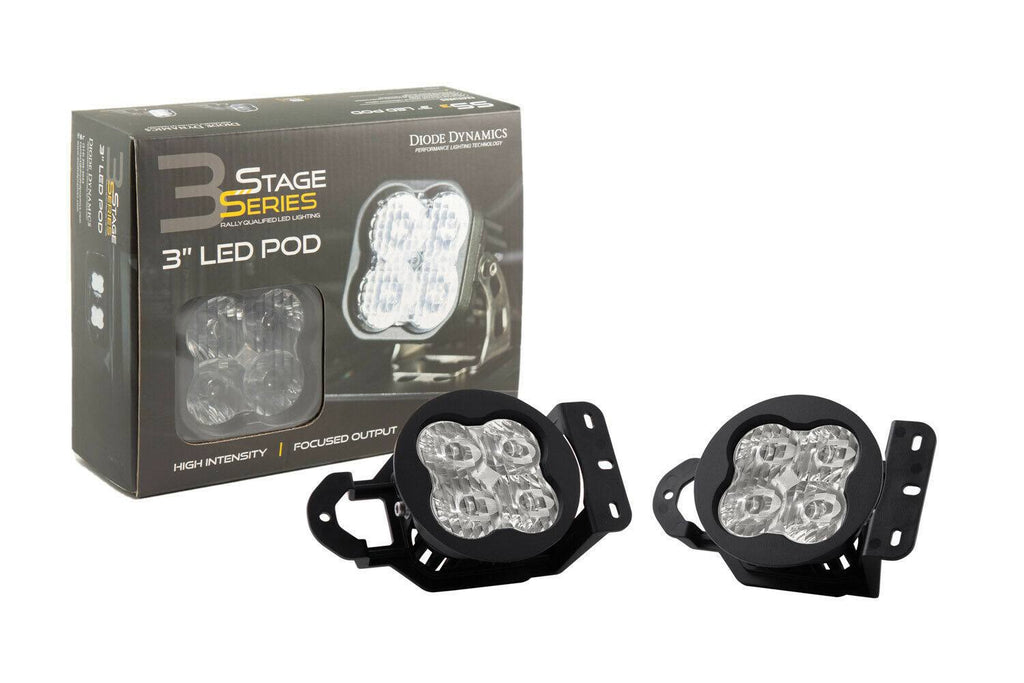 SS3 Type MS LED Fog Light Kit Pro Yellow SAE Fog D851
