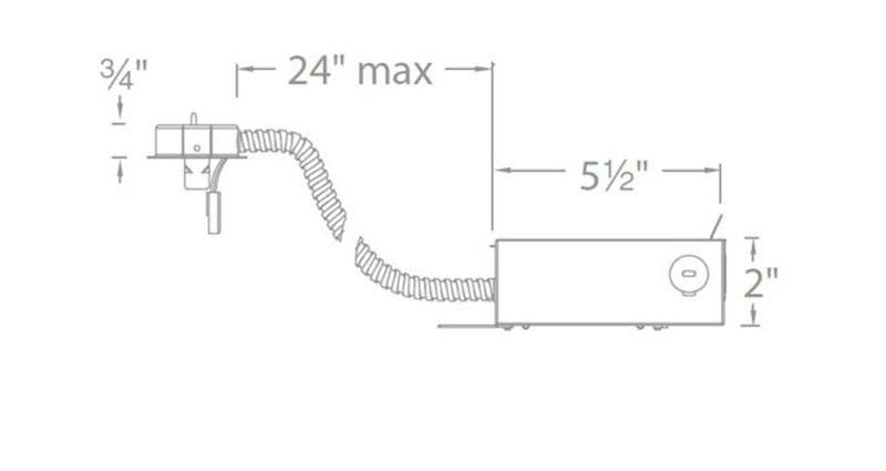 3.5 inch LED Remodel Housing - Non-IC Aluminum X658