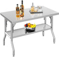 Stainless Steel Folding Table 48" X 24" W412942