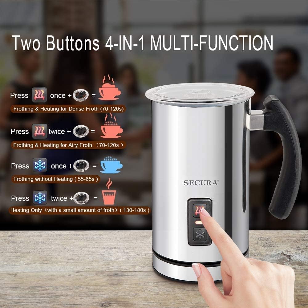 Electric Milk Frother Stainless Steel M4011