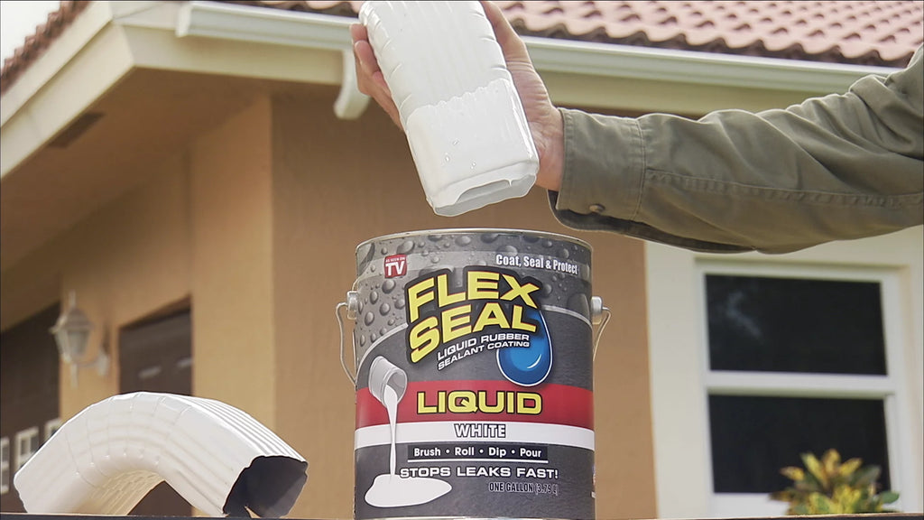 White 32 oz Liquid Rubber Sealant Coating V776350