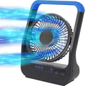 Battery Operated Fan, Portable Desk Fan with Timer, 3 Speeds, 180° Rotation, 5'' L17766