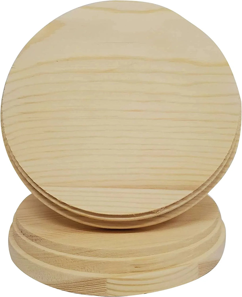 Natural Pine Unfinished Wood Plaque 5 Inch 2 Pcs J709