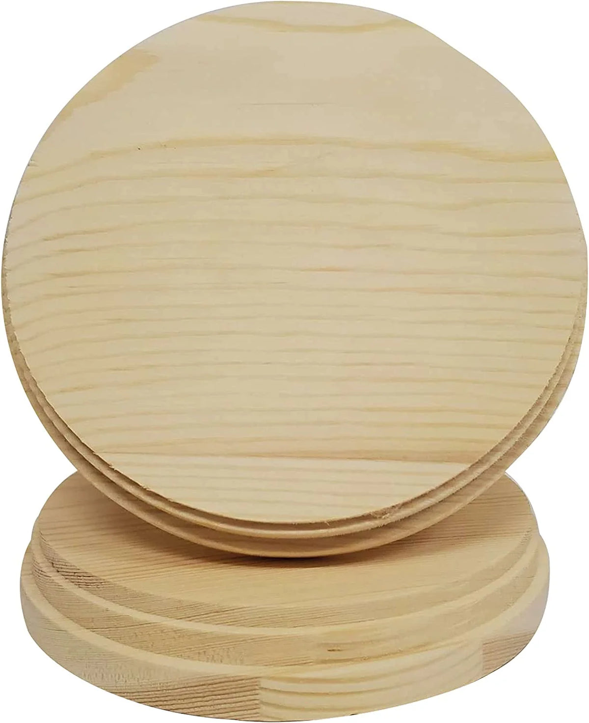 Natural Pine Unfinished Wood Plaque 5 Inch 2 Pcs J709