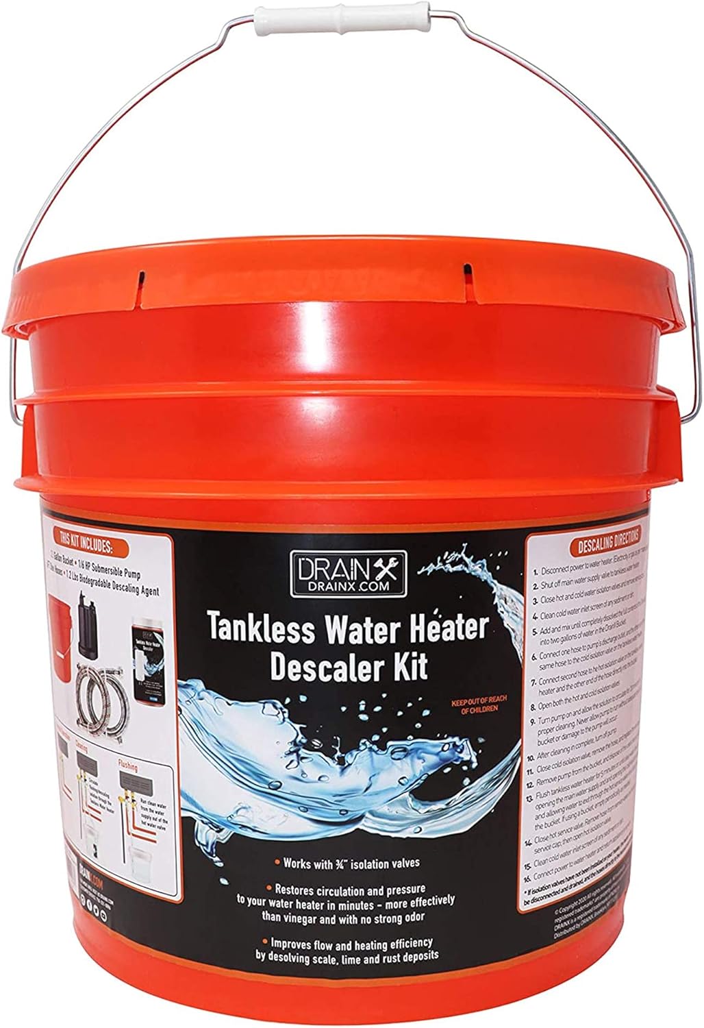 Tankless Water Heater Descaling Flush Kit F9473
