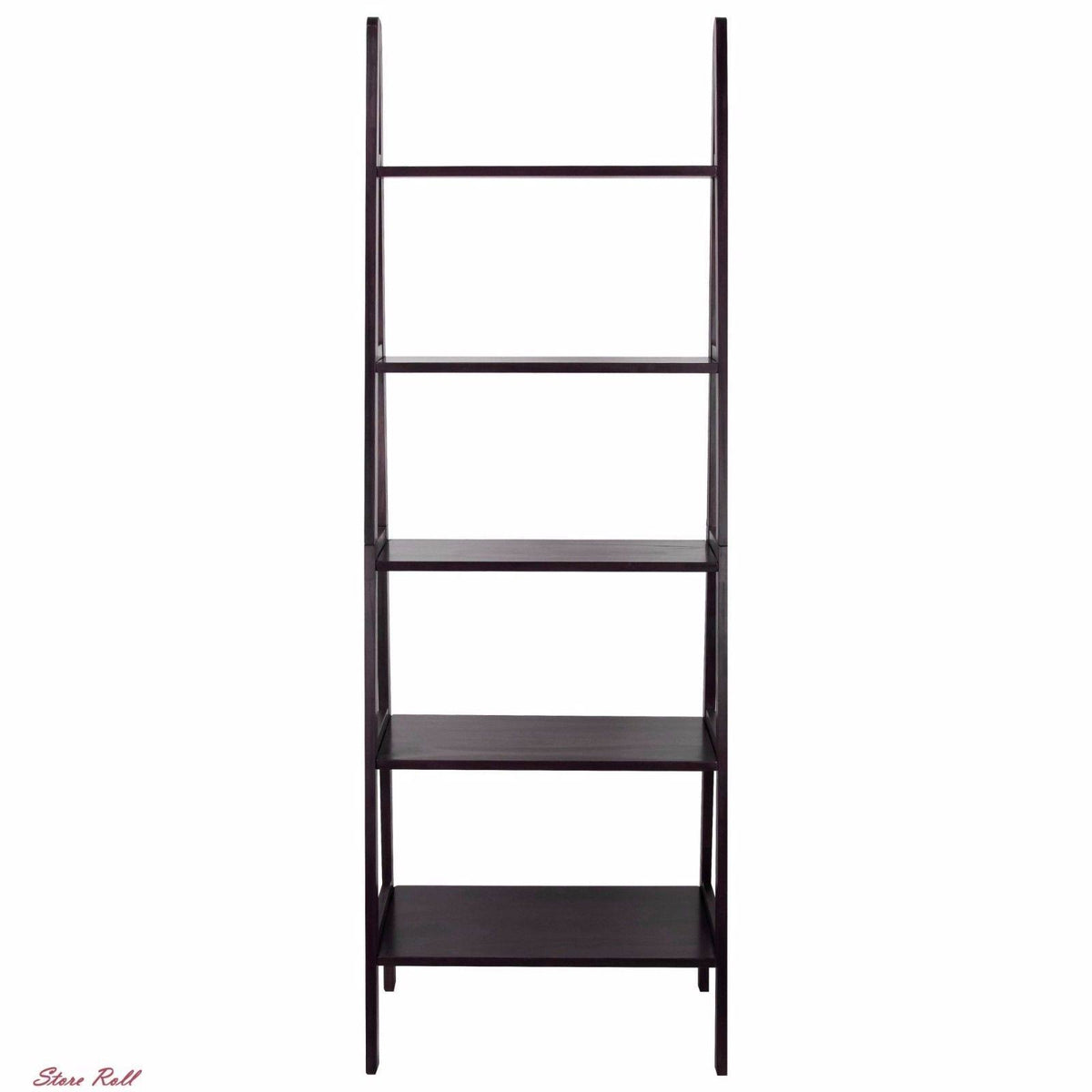 5 Shelf Ladder Bookcase, Espresso G1348