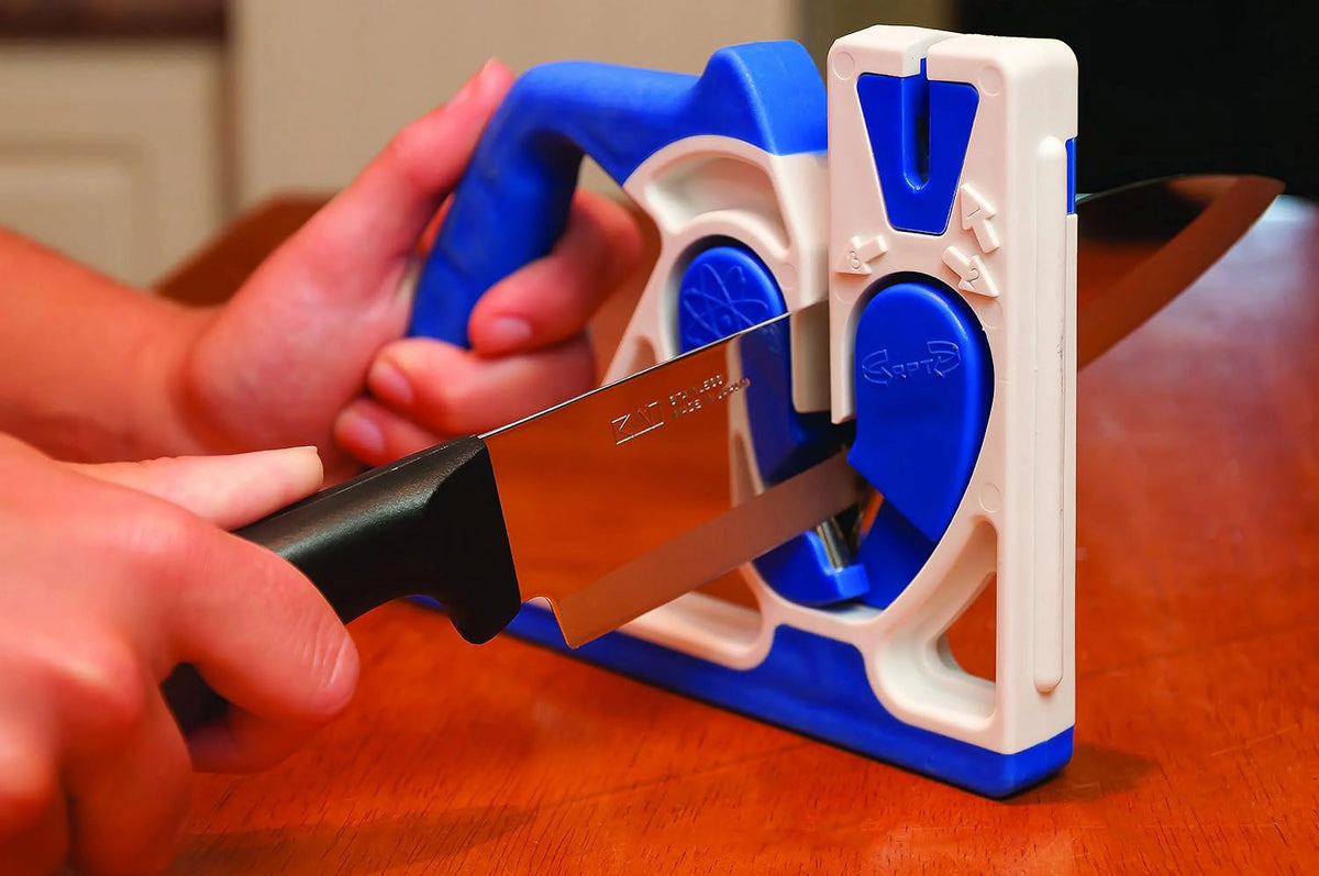 Knife Sharpener for Straight Edge and Serrated Knives D41572