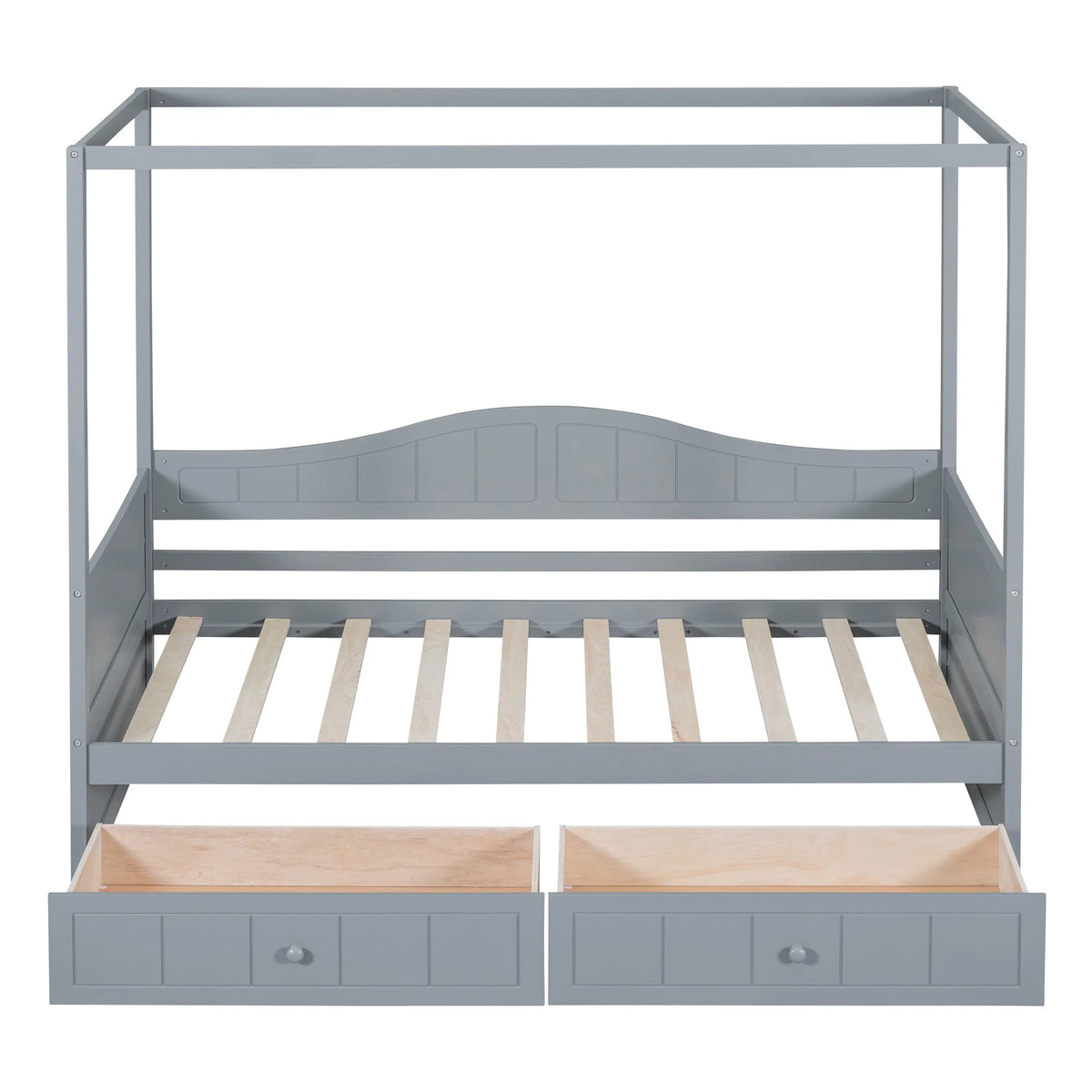 Twin Size Canopy Day Bed with 2 Drawers F67035