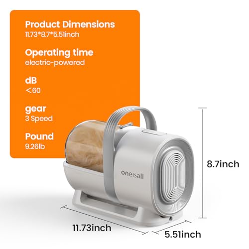 Dog Grooming Vacuum with Clipper Nail Grinder U9989