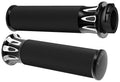 Black Deep Cut Cable Style Grips B807