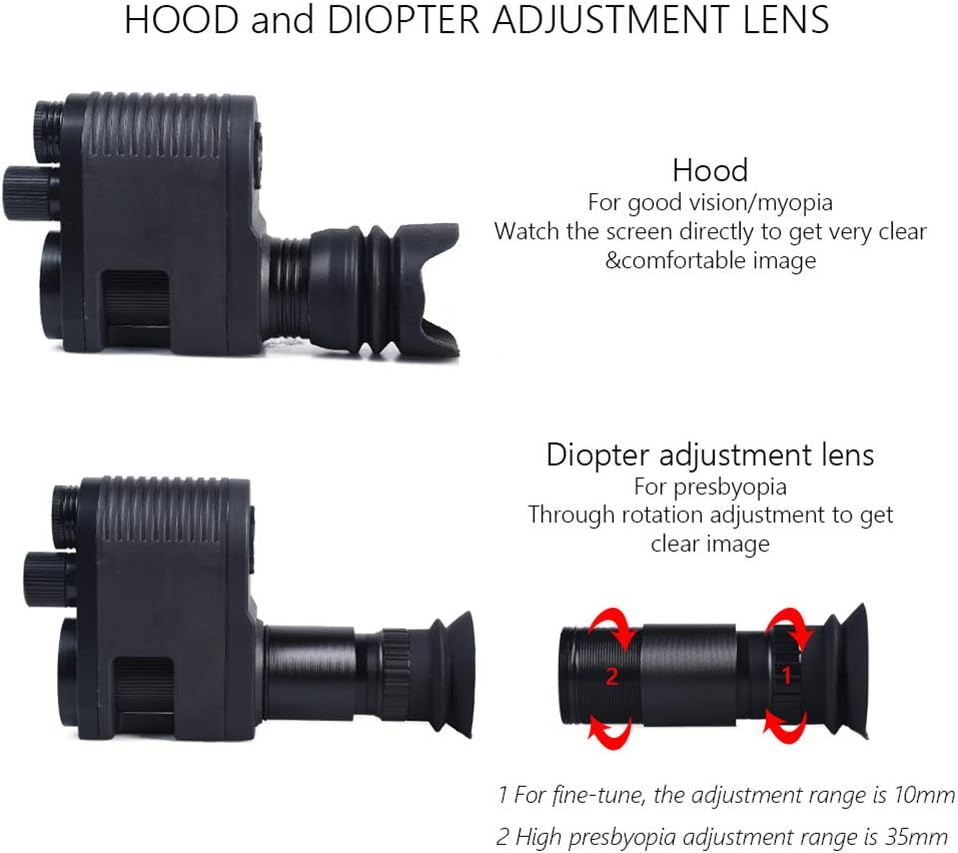 Digital Night Vision Monocular Scope Camera with 32GB Memory Card W208049