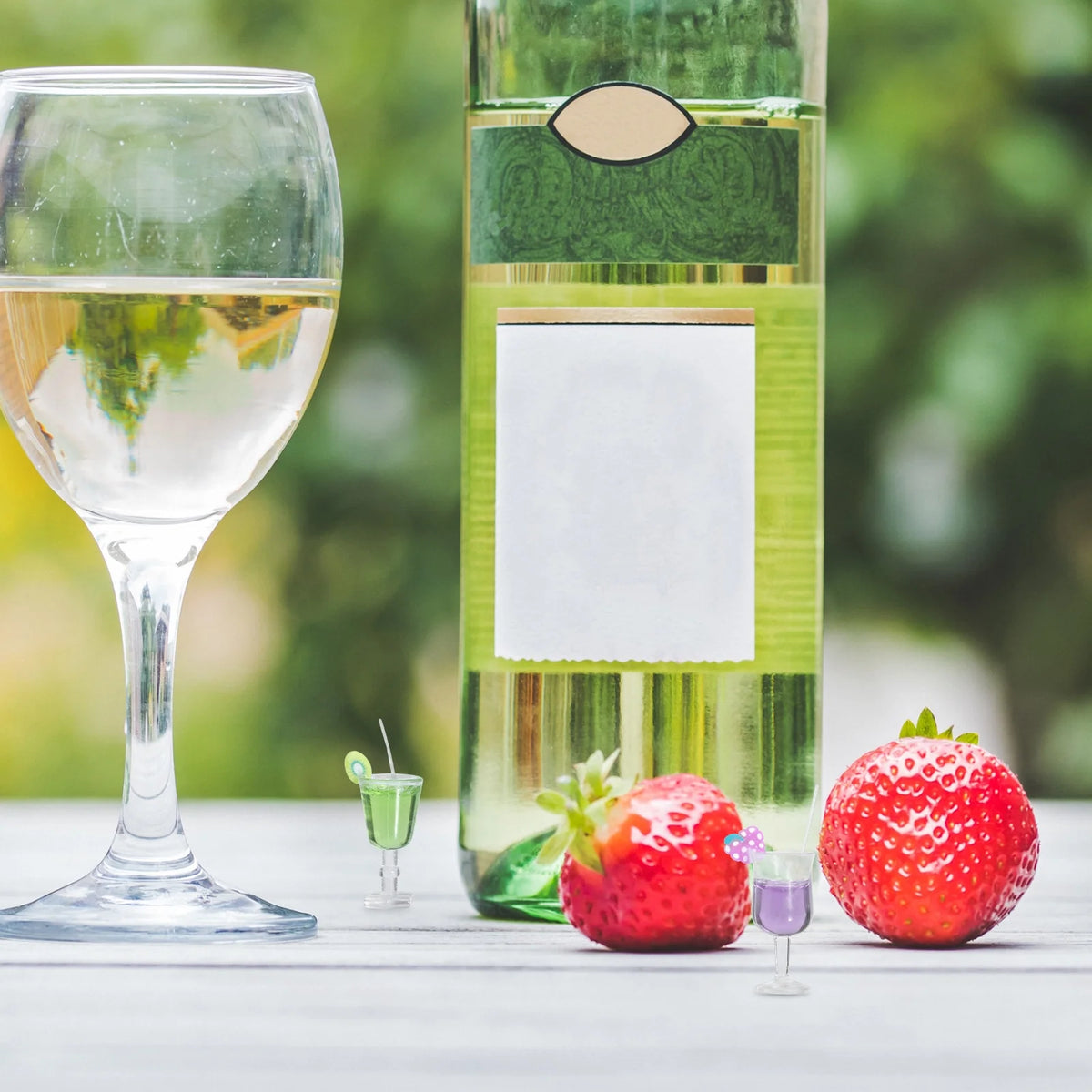 16 Pcs Fruit Cocktail Micro Landscape Model Miniature Toy House Ornaments Z899