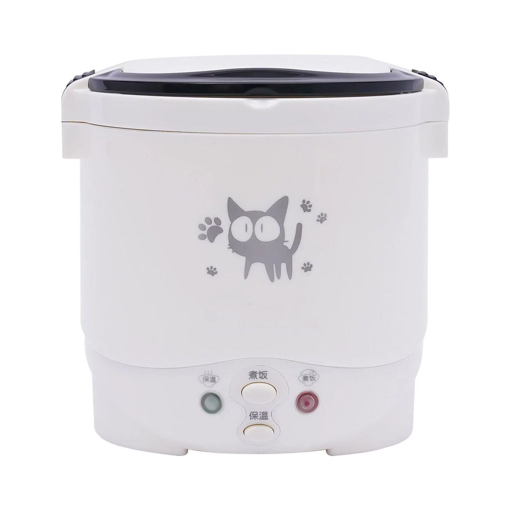 White 12V Mini Rice Cooker Q8008
