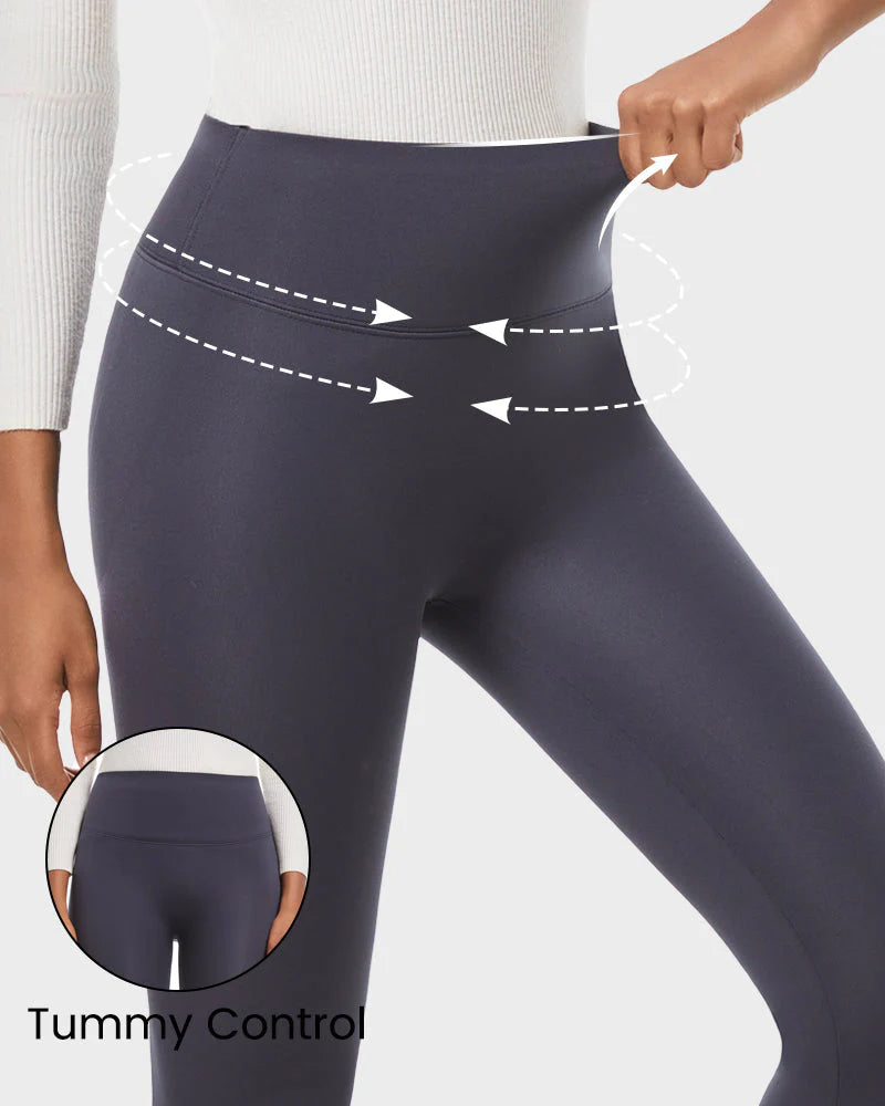 High Waist Fleece Lined Leggings L55638