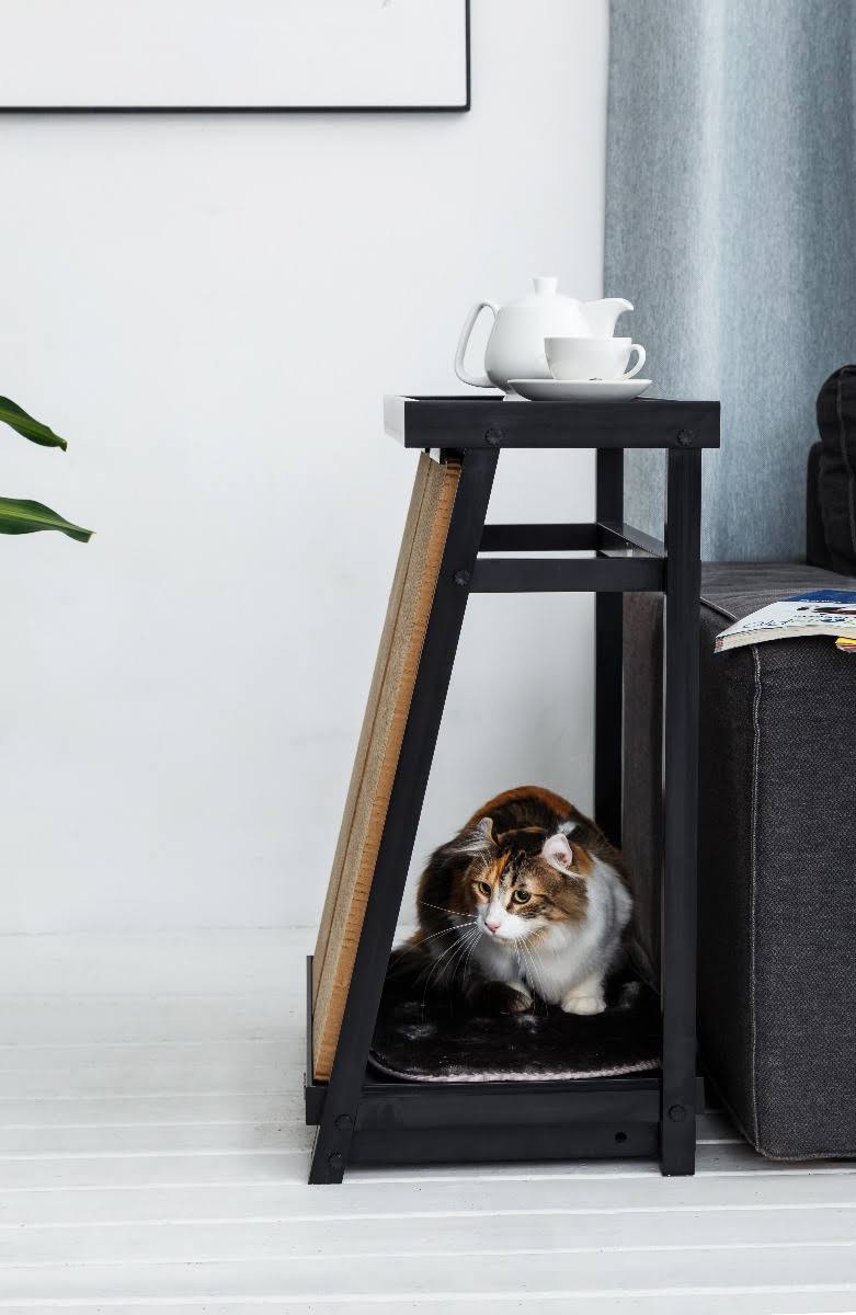 Cat Corner with Bed and Scratch Pad E461242