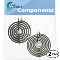 2-Pack 8 inch 6 Turns & 6 inch 5 Turns Surface Burner Elements M6352