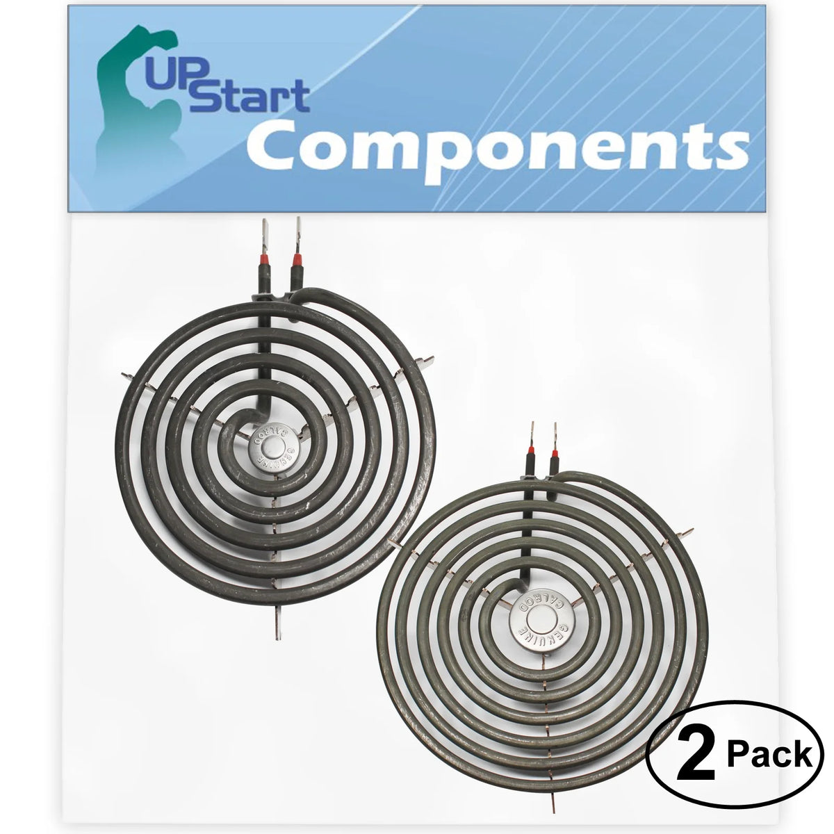 2-Pack 8 inch 6 Turns & 6 inch 5 Turns Surface Burner Elements M6352