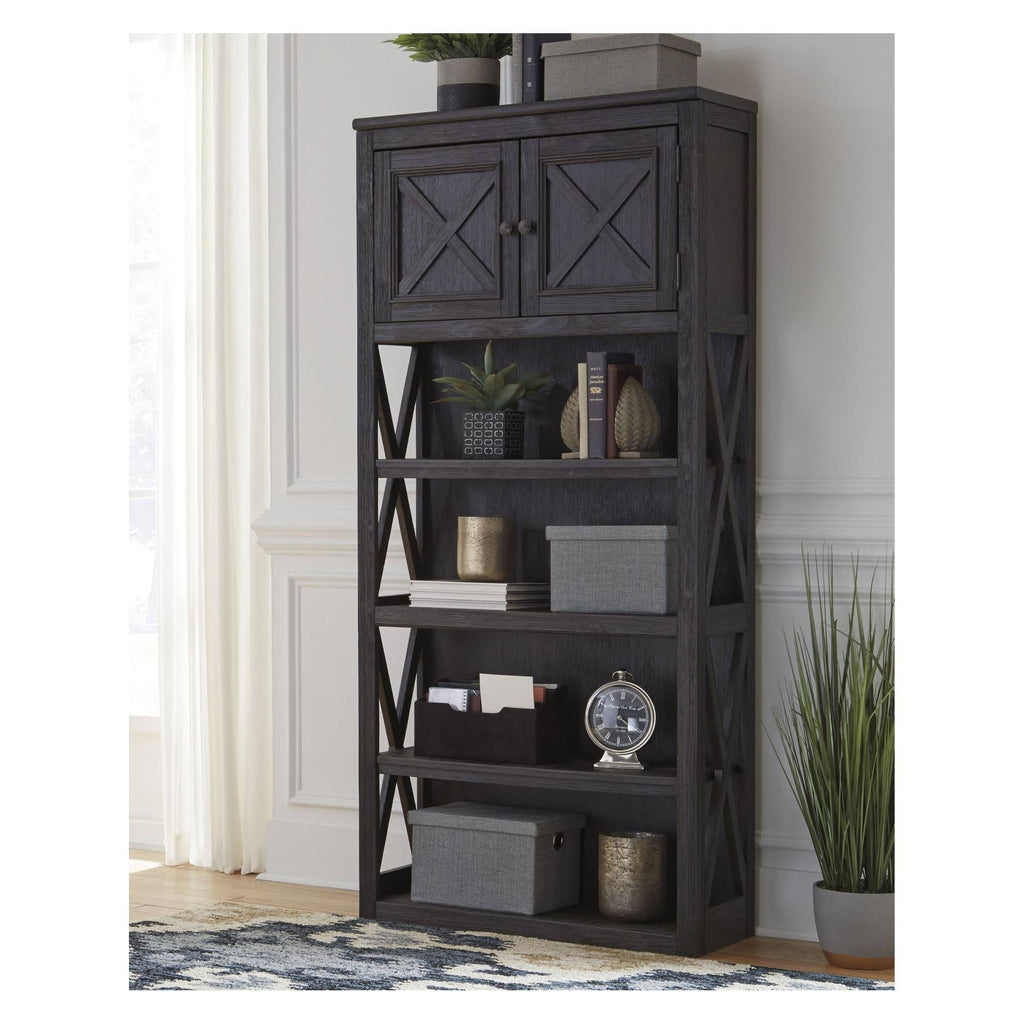 Black Large Bookcase C1434