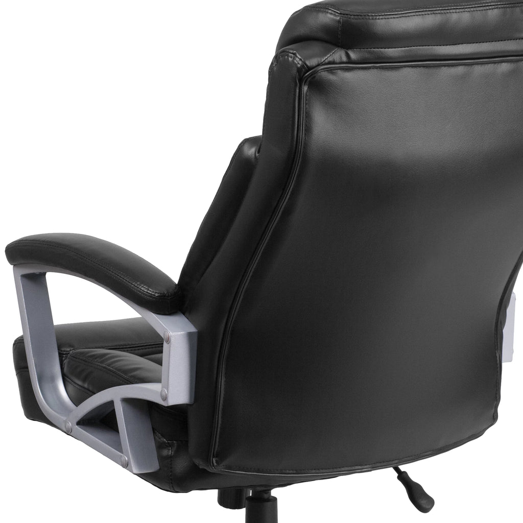 Black Big & Tall Office Chair with Arms C259