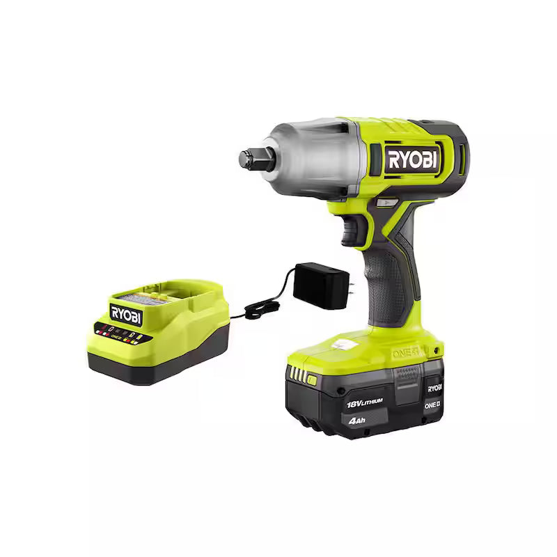 18V Cordless 1/2 in. Impact Wrench Kit with Battery and Charger Z57734