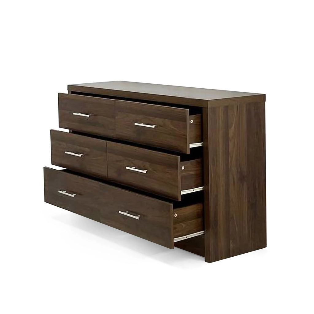 Faux Wood 6 Drawer Double Dresser N5697