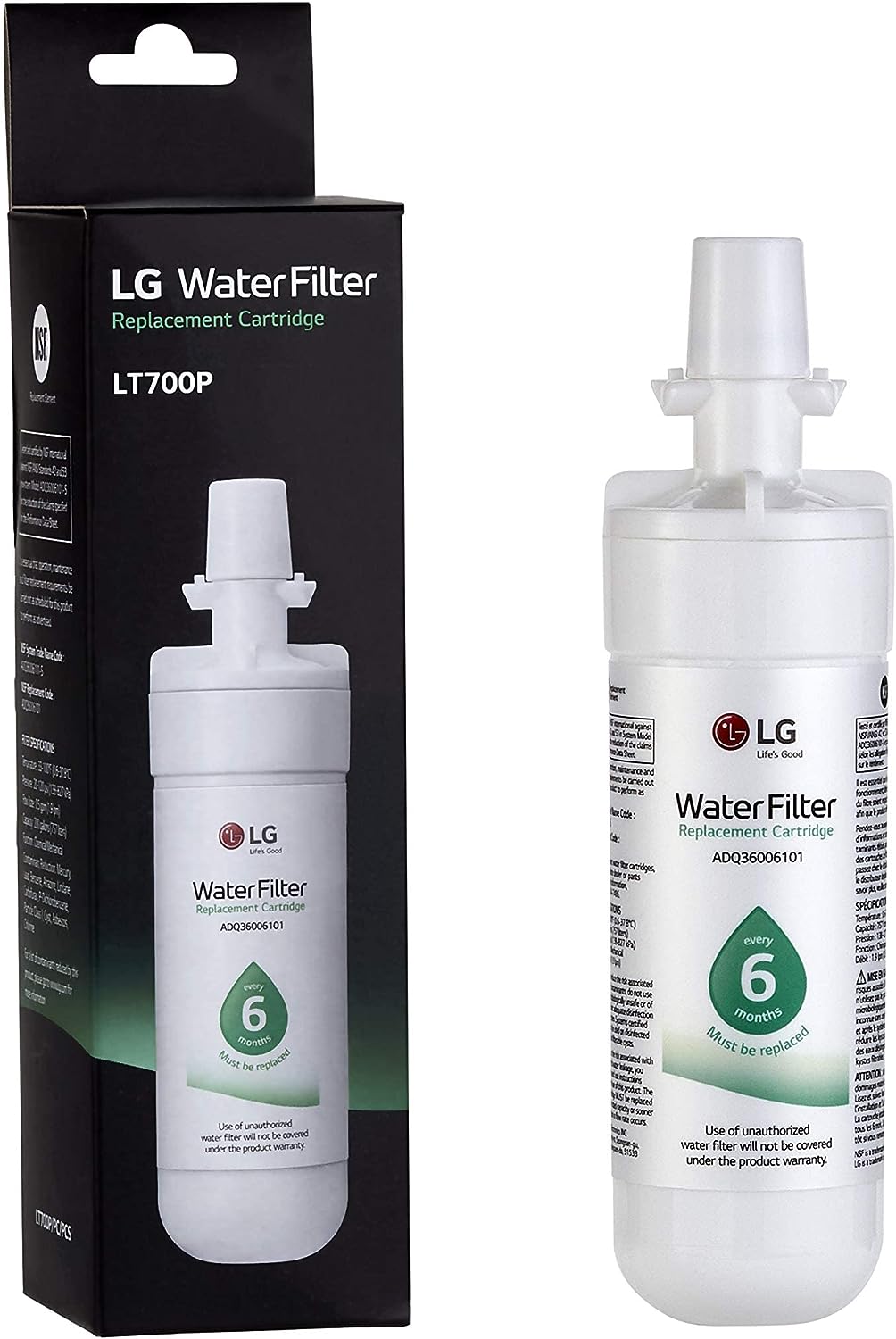 Refrigerator Air and Water Filter Bundle Replacement, White G46911