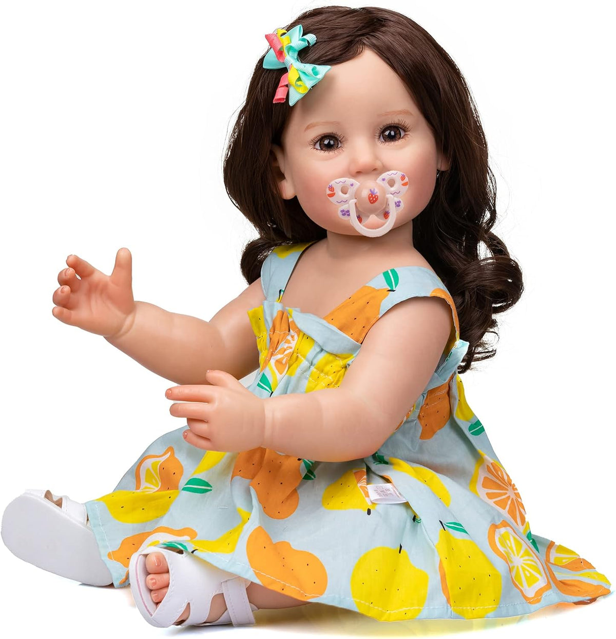 22 inch Full Body Silicone Reborn Baby Doll Girl Y3159