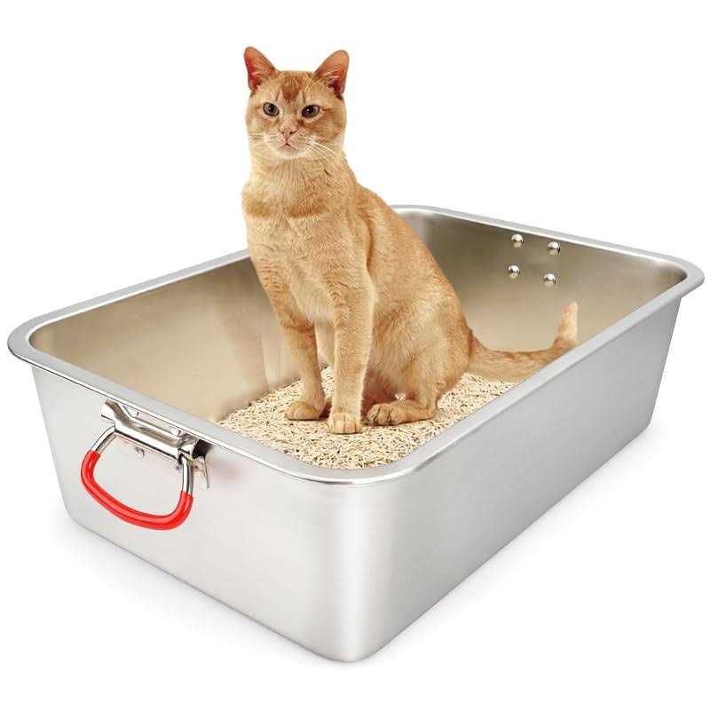 Stainless Steel Cat Litter Box F706564