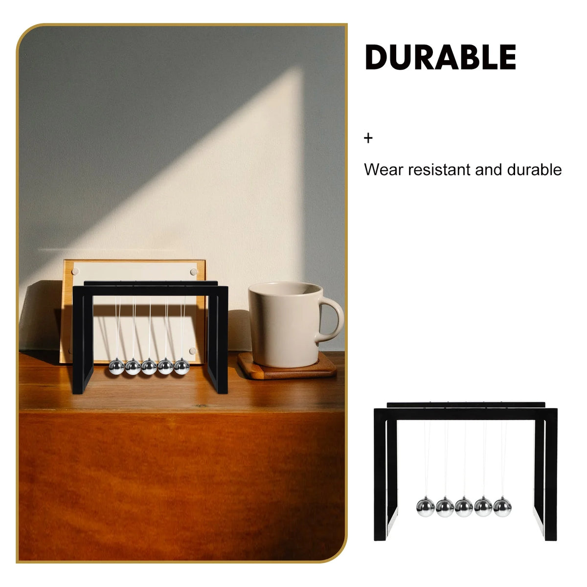 Black Swinging Balls Desk Gadget M80701