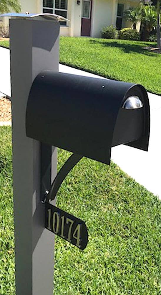 Black Mailbox Post Bracket P64939