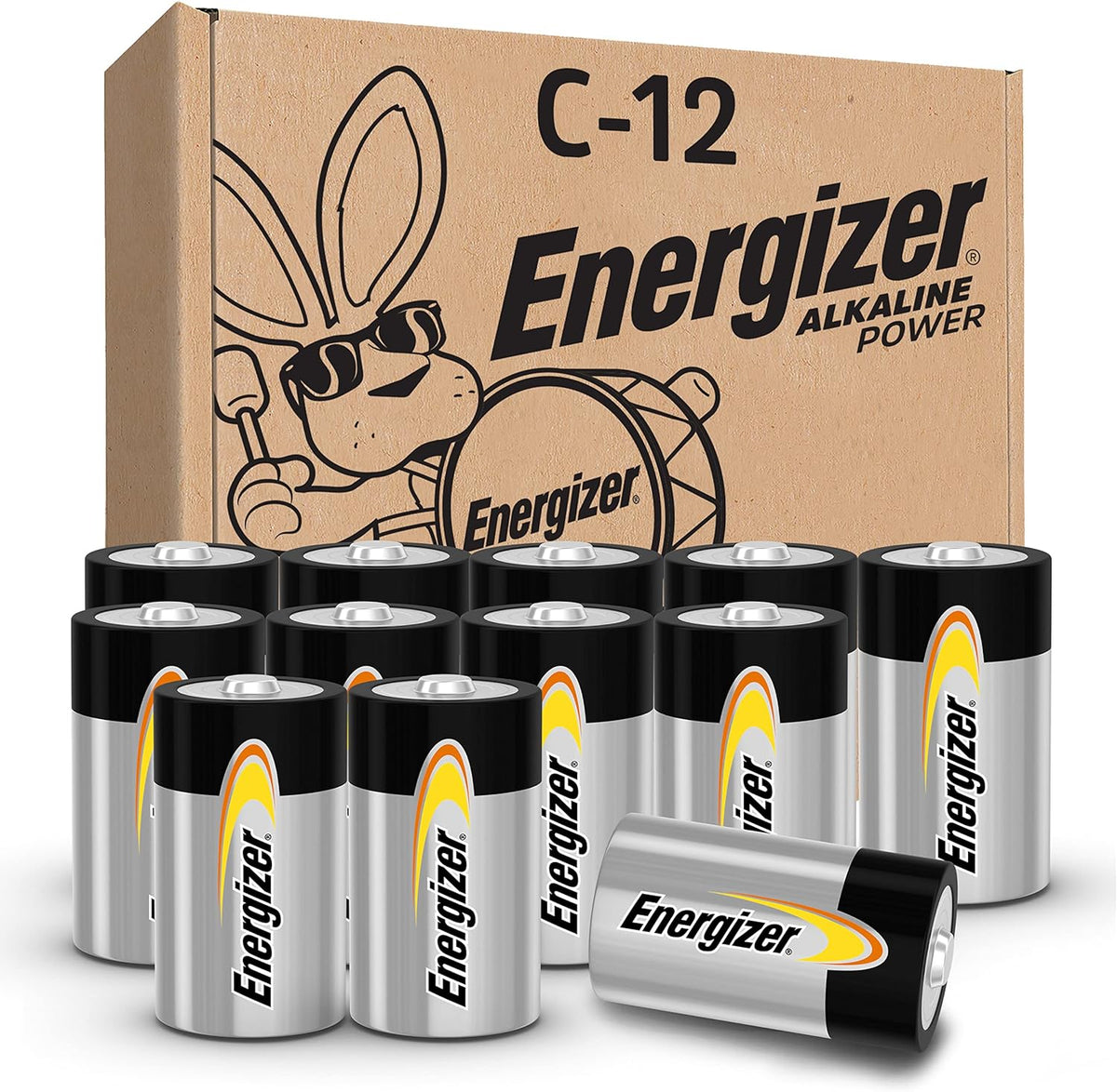 C and D Alkaline Batteries Variety Pack, 24 Count N7058