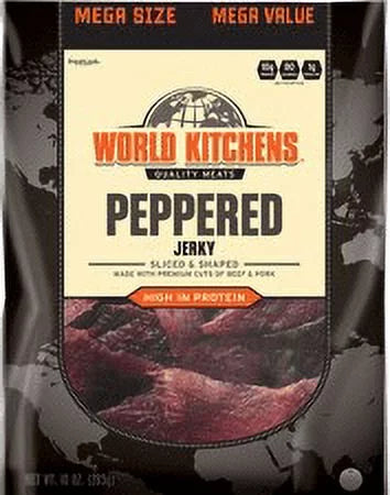 Peppered Beef Jerky Pack of 48 E356