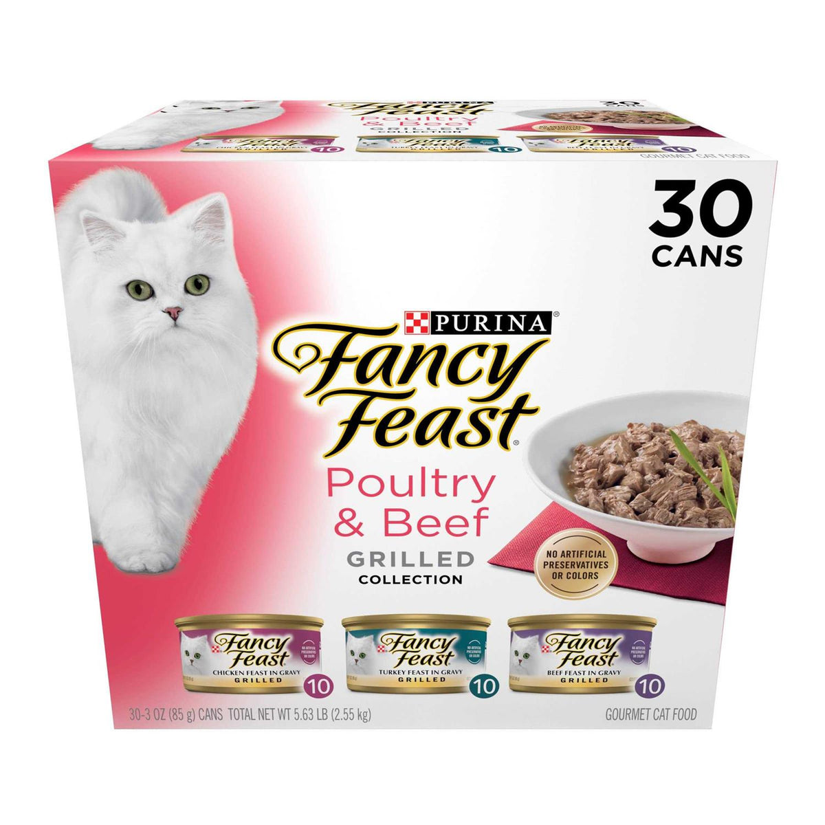Wet Cat Food Poultry & Beef Grilled Collection Variety Pack J626377