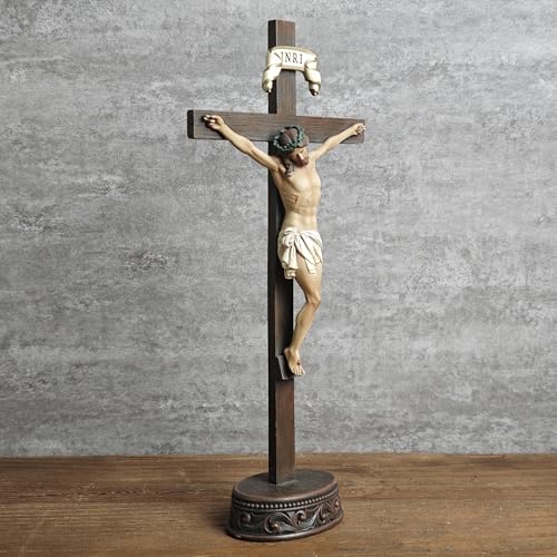 24" H Catholic Crucifix Wall Cross X91207