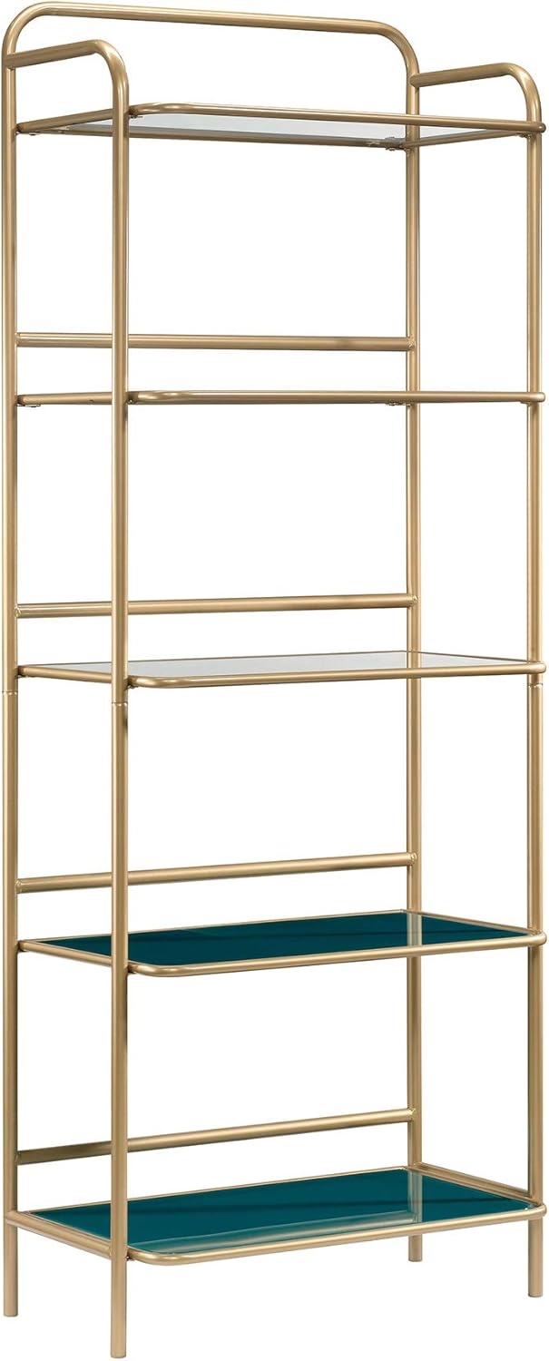 Bookcase, Satin Gold Finish R881098