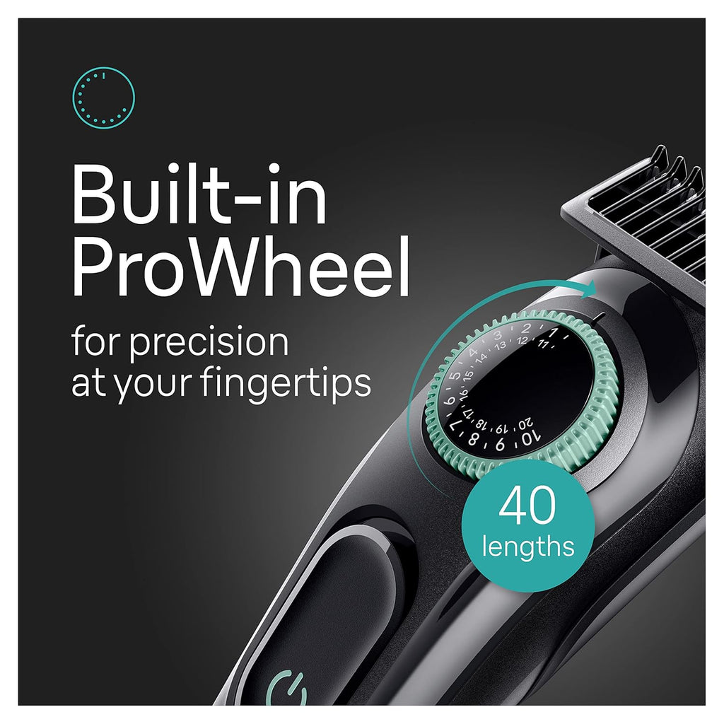 5-in-1 Trimmer for Men with Beard Trimmer, Ear & Nose Trimmer, Hair Clippers, Black H454