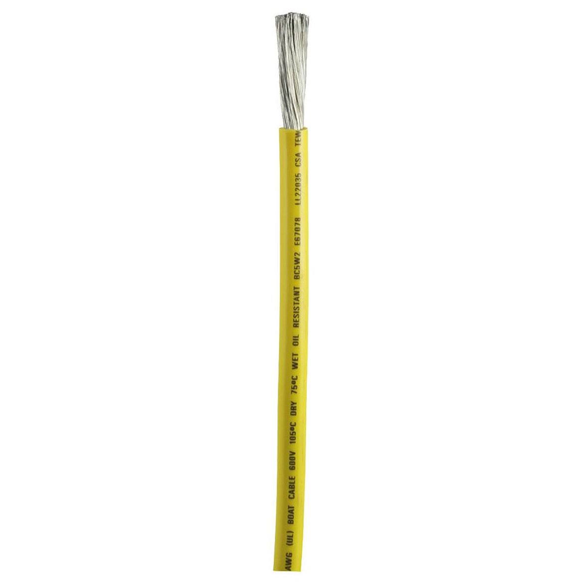 Yellow 2 AWG Battery Cable 100' B807