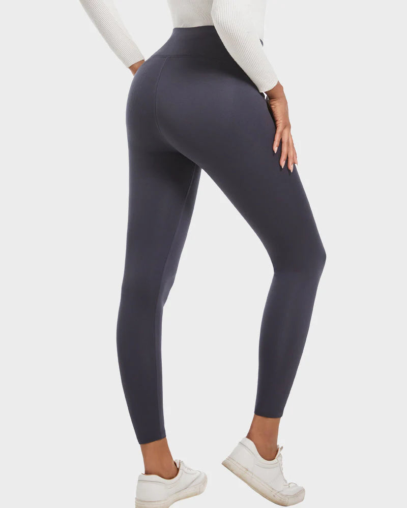 High Waist Fleece Lined Leggings L55638