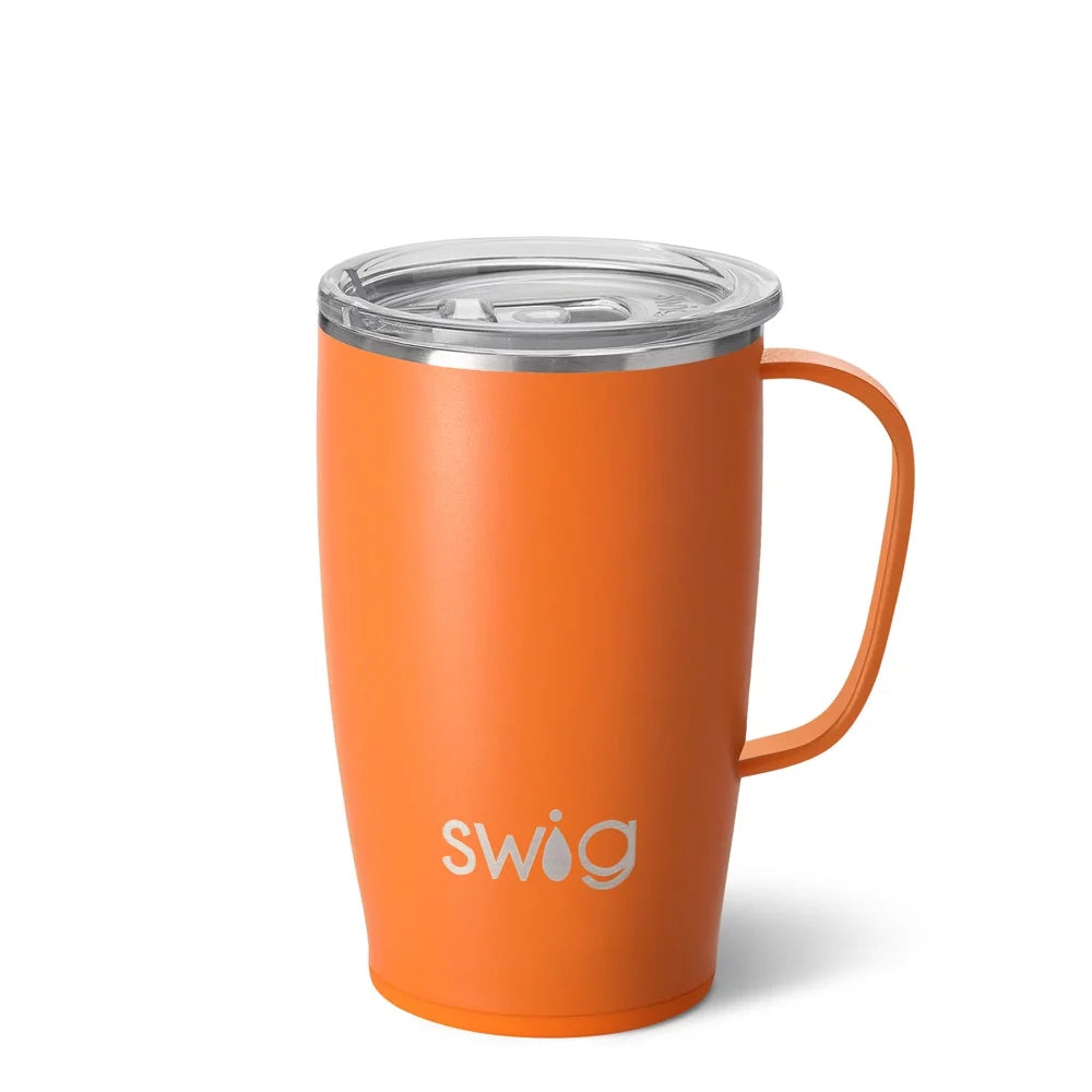 18oz Insulated Stainless Steel Travel Mug with Handle X41712