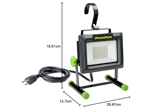 2000 LM Weatherproof Tiltable Portable LED Work Light D2864