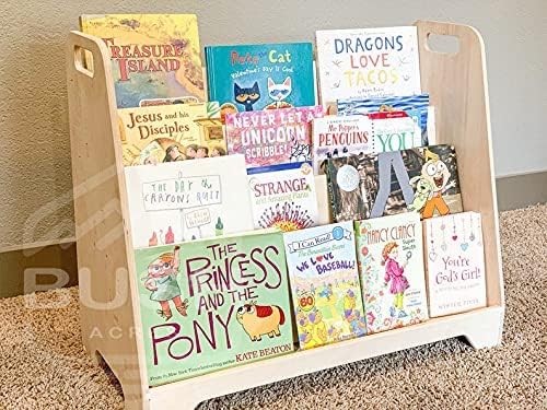 Large Montessori Wooden Bookshelf Y17468